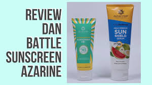 Spending time in the sun increases your risk of skin cancer and early skin aging. Sunscreen Azarine Review Dan Perbandingan Youtube