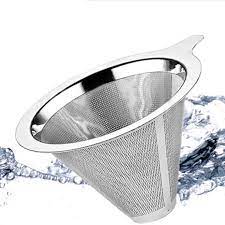 This elegant stainless steel funnel lets you decant the wine the professional way and without splashing all over. Coffee Funnel Holding Filter Over Mesh Strainer Filter Stainless Steel Coffee Tea Espresso Parts Home Garden