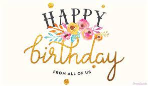 However, from a distance, i want to send you all my love and my good wishes, because no matter i. Happy Birthday From All Of Us Happy Birthday Cards Happy Birthday Cards Images Happy Birthday Greeting Card