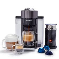 Open the machine's top and inspect the capsule. Nespresso Vertuoline Evoluo Deluxe By De Longhi With Aeroccino3 Sur La Table