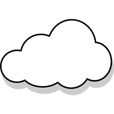 Black And White Background Sky Clipart Nuage Cloud Liked On Polyvore Featuring Fillers Backgrounds Frames Sky White Borders And Picture F Cloud Template Coloring Pages For Kids Coloring Pages