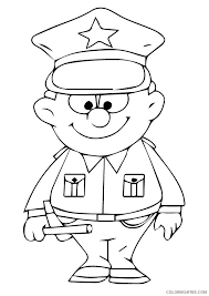 Here's a set of free printable alphabet letter images for you to download and print. Printable Police Coloring Pages For Kids Coloring4free Coloring4free Com