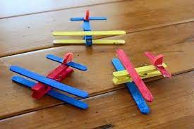 Scopri ricette, idee per la casa, consigli di stile e altre idee da provare. Wooden Sticks Upcycled Craft Ideas Upcycle Art Airplane Crafts Craft Kits For Kids Diy For Kids