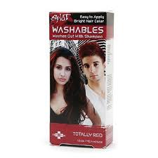They're easy to apply and less prone to mistakes because they will wash out over time. Buy Splat Washables Bright Hair Color Totally Red 1 6 Oz 45 4 Ml By Ab Online In Turkey B00db5e642