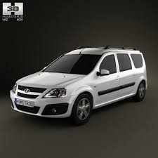 Lada Largus 2012 Dacia Logan Dacia 3d Model