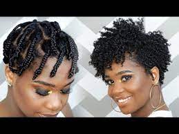 How To Do A Braid Out On Tapered Natural Hair Video Black Hair Information Tapered Natural Hair Natural Hair Twist Out Natural Hair Twists