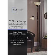 Storage shelves are already popular but floor lamps with shelves deliver that extra edge of beauty. Mainstays 6ft Led Floor Lamp With Reading Light Walmart Com Walmart Com