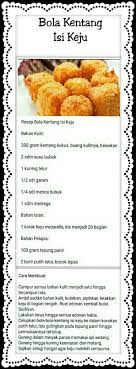 Bola Kentang Isi Keju Resep Masakan Cemilan Ide Makanan