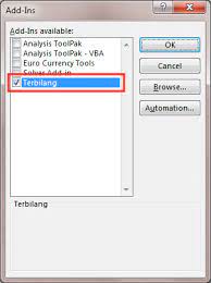 Rumus Fungsi Terbilang Excel