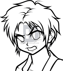 How to draw anime manga eyes side view animeoutline. Anime Angry Lips Drawing Novocom Top
