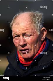 Trainer gary moore during the visit to cisswood racing stables hi-res stock  photography and images