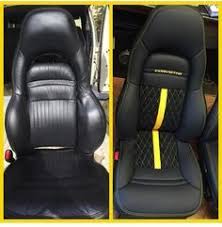 Black And Yellow Mustang Seat Covers Corvette Yellow And Black Interior Seats Diamond Stitch Custom Car Interior Leather Car Seats Leather Car Seat Covers