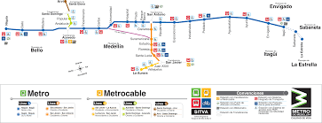 Como una de las primeras experiencias de transporte masivo moderno en colombia, el. Colombia Files Mapa Metro