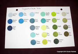 Simplicity Tools Ink Color Charts