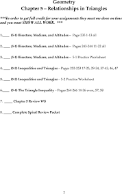 Answer of 6 2 for the first question. Geometry Relationships In Triangles Unit 5 Name Pdf Free Download