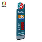 Standing Pylon Advertising Sign Board Steel Structure for Petrol Station  Canopies Pylon Billboard