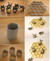 Basteln Mit Klopapierrollen Und Party Dekoration Als Diy Projekt Party Dekoration Klorollen Sc Toilet Paper Roll Crafts Toilet Roll Craft Toilet Paper Roll Art