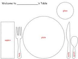 Diy Placemat For Teaching Table Setting Skills Girl Scout Badges Girl Scout Juniors Daisy Girl Scouts
