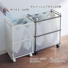 レジ袋を掛けて 分別ゴミ箱に インテリア 収納 キッチン ゴミ箱 収納 押し入れ収納 アイデア