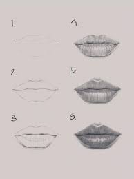 10 Easy Tutorials How To Draw Lips How To Draw Tutorials