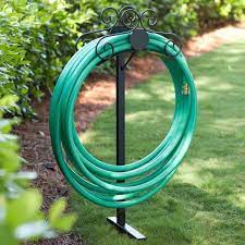 Keep your garden looking sharp with this decorative garden hose holder and planter. Hampton Bay Decorative Hose Stand 645 Hb The Home Depot