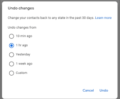 Tap icon with three horizontal lines and choose restore. How To Retrieve Deleted Phone Numbers Contacts On Your Android Device