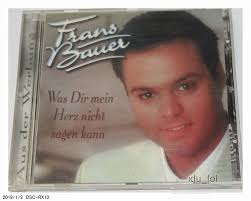 He is a popular dutch singer of the so called levenslied (song about life). Was Dir Mein Herz Nicht Sagen Kann Frans Bauer Tontrager Gebraucht Kaufen A02l9kf321zzp
