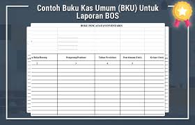 Perlu di perhatikan bahwa pada triwulan 4 bapak ibu harus merealisasikan anggaran selama 4 bulan yaitu bulan september (1 bulan di triwulan 3), bulan oktober, bulan nopember dan bulan desember. Contoh Buku Kas Umum Bku Untuk Laporan Bos Laporan Bos
