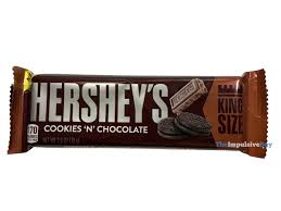 2,000 calories a day is used for general nutrition advice. Review Hershey S Cookies N Chocolate Bar The Impulsive Buy