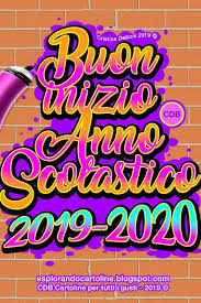 Cartolina Buon Inizio Anno Scolastico 2019 2020 Con Immagine Di Testo In Graffiti Su Muro A