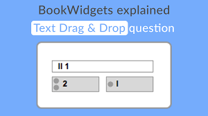 How To Create A Text Drag Drop Question In Bookwidgets Part 1 In 2020
