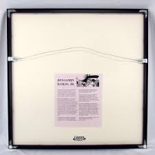 Benjamin Harjo Jr Pencil Signed Lithograph Print Native American Art