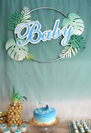 Beach Themed Baby Shower Bluefin Works Pineapple Baby Shower Shark Baby Shower Ocean Baby Shower Theme