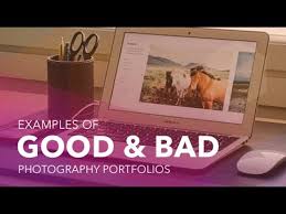 Examples Of Good And Bad Photography Portfolios Youtube