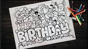 5,000+ vectors, stock photos & psd files. Easy And Cute Doodle Art For Beginners How To Draw Happy Birthday Doodles Easily Cartoon Doodle Youtube
