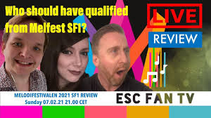 Tonight saw the final of melodifestivalen 2021 take place, where sweden chose the song that will represent them, at the eurovision song contest 2021. Melodifestivalen 2021 Sf1 Review Live Panel Show
