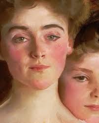 Anna Risi “Nanna” (1861)— Anselm Feuerbach (German, 1829-1880) Anna Risi  was a working-class woman from Trastevere, Rome who served as Feuerbach's  primary model and muse from 1860 to 1865. Feuerbach believed she