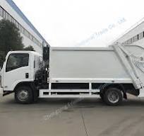 Factory Directly Sale Isuzu 4X2 700p Npr Nqr Hook Lift Refuse Compressed  Compactor Truck 5 Ton Compactor Garbage Trucks Collector Compression  Dumpcart ...