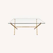 Atlanta wooden coffee table gracie oaks. One Kings Lane Glass Coffee Table Aptdeco
