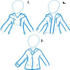 How to draw hoodie easy steps for children, kids, beginners lesson.tutorial of drawing technique. How To Draw A Hoodie Draw Hoodies Drawing People Realistic Drawings Drawing Tips