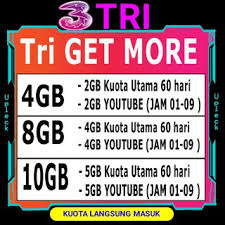 Paket internet 3 (tri) sangat diminati karena harganya murah. Toko Online Tembak Inject Paket Internet Shopee Indonesia