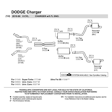 Walker Dodge Charger 2007 Replacement Exhaust Kit