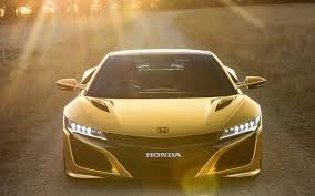 Wallpaper Honda Nsx Gold Sports Car 2019 Honda Nsx Honda Cbx