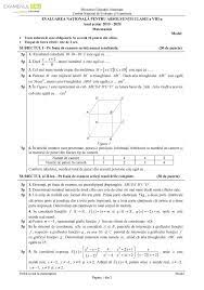 A viii a modele de teste evaluare națională matematică. Modele Subiecte Evaluare Nationala 2020 Matematica Examenultau