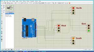How is traffic flow directed by traffic lights? Arduino Based 4 Way Traffic Light System Youtube