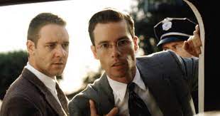 Policemen (kevin spacey, russell crowe, guy pearce) become immersed in corruption, scandal, politics and prostitution in 1950s hollywood. 18 Things You Never Knew About L A Confidential Moviefone