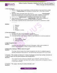 But being a receptionist is not merely about answering telephones and calling up to the fourth oor to say 'mr jones, mr garfunkel is in reception'. Selina Solutions Class 10 Concise Chemistry Chapter 5 Mole Concept And Stoichiometry Download Free Pdf