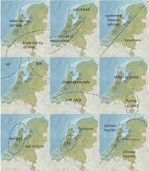 A collection of netherlands maps; 9 Ways To Divide The Netherlands 1600 1828 Mapporn