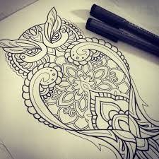 Eule holzofen holz ist eine kanzerartige substanz; 20 Owl Mandala Tattoo Design 2020