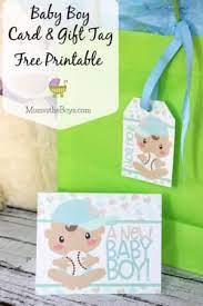 Send your heartfelt thanks with a baby thank you card. Baby Shower Gift Tags And Card Free Printable Mom Vs The Boys